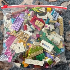 Lego Brand Miscellaneous Pieces in Gallon Size Bag